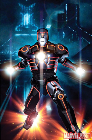 Illustration for article titled What if Iron Man, Captain America, and Thor starred in Tron?